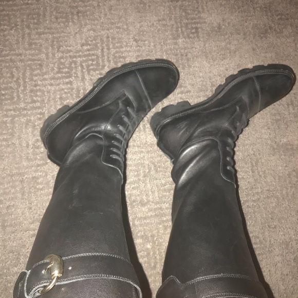 Gucci Black Leather Boots - Picture 2 of 6